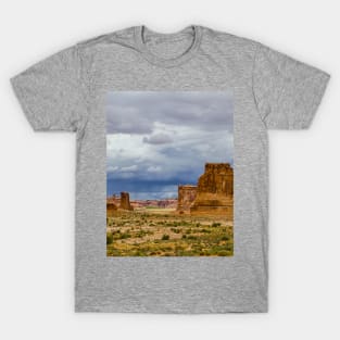 Towers on the Arches Scenic Drive, Arches NP T-Shirt